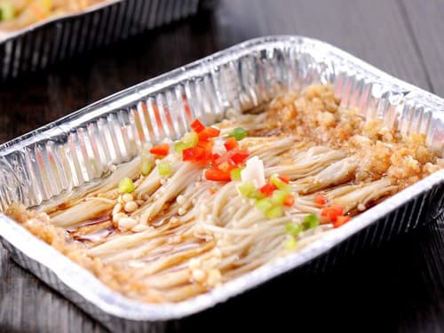 贾汪锡纸烤金针菇
